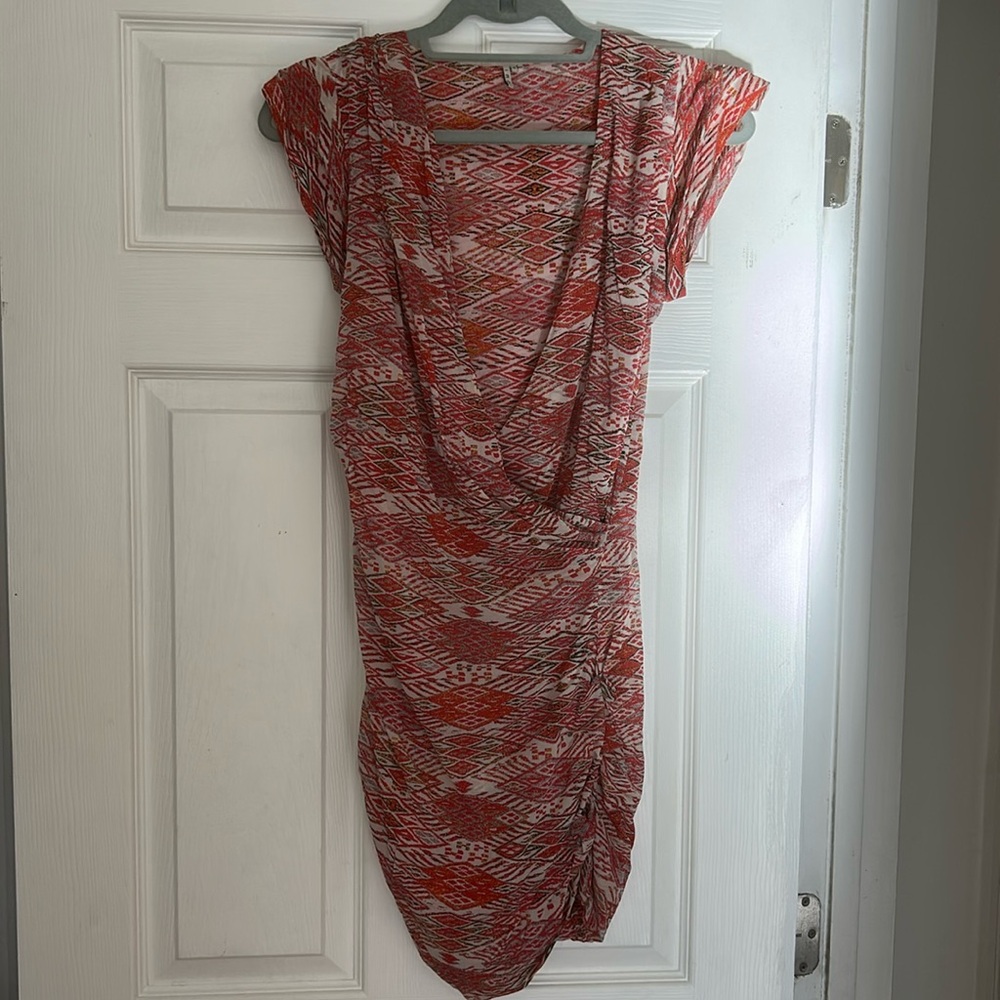 IRO Patterned Mini Dress - Picture 4 of 6